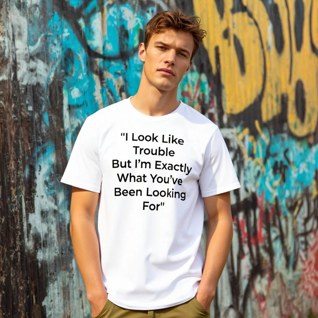 Casual Round Neck Short Sleeve T-Shirt Print Regular Fit Top For Men Comfortable Breathable Streetwear