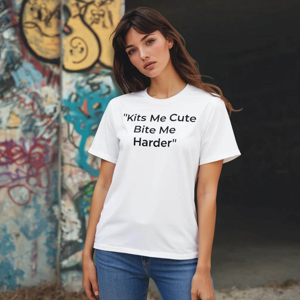 Casual Regular-Length Short-Sleeve T-Shirt Print Hot Girl Design Comfortable Streetwear Style Women's Top Fashionable Basic