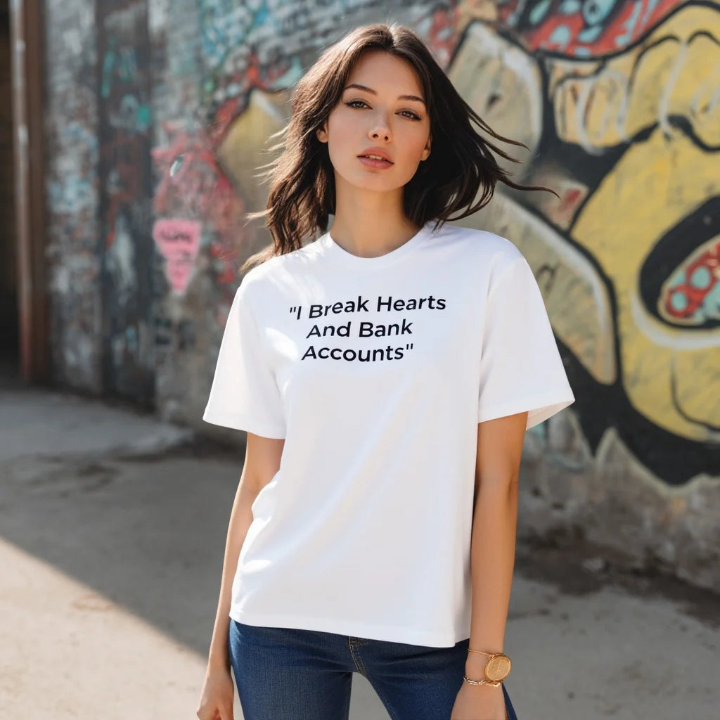 Stylish Short Sleeve T-Shirt Regular Print Casual Fashion Women's Top Comfortable Fit Basic Crew Neck Tee