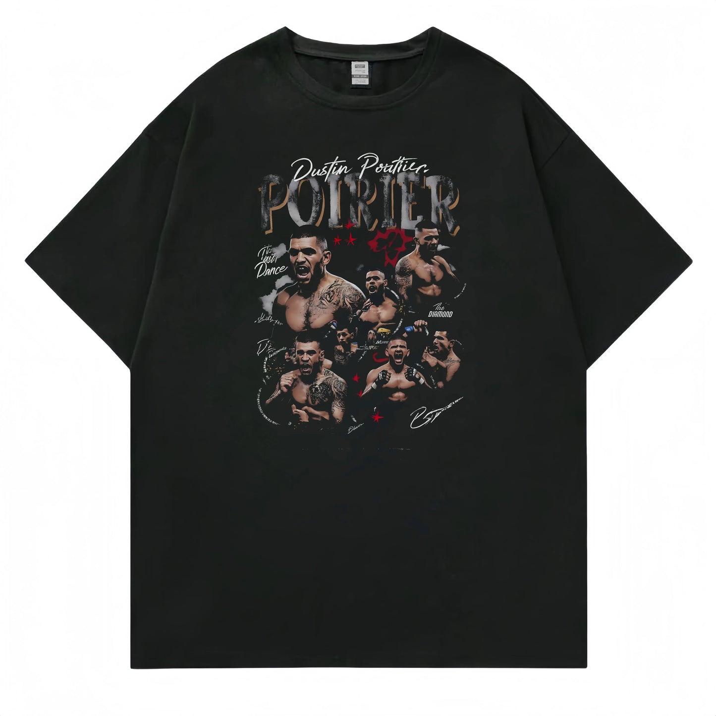 Men's Casual T Shirt with Sports Figures Print for Outdoor Activities Fashionable Graphic Tee for Men