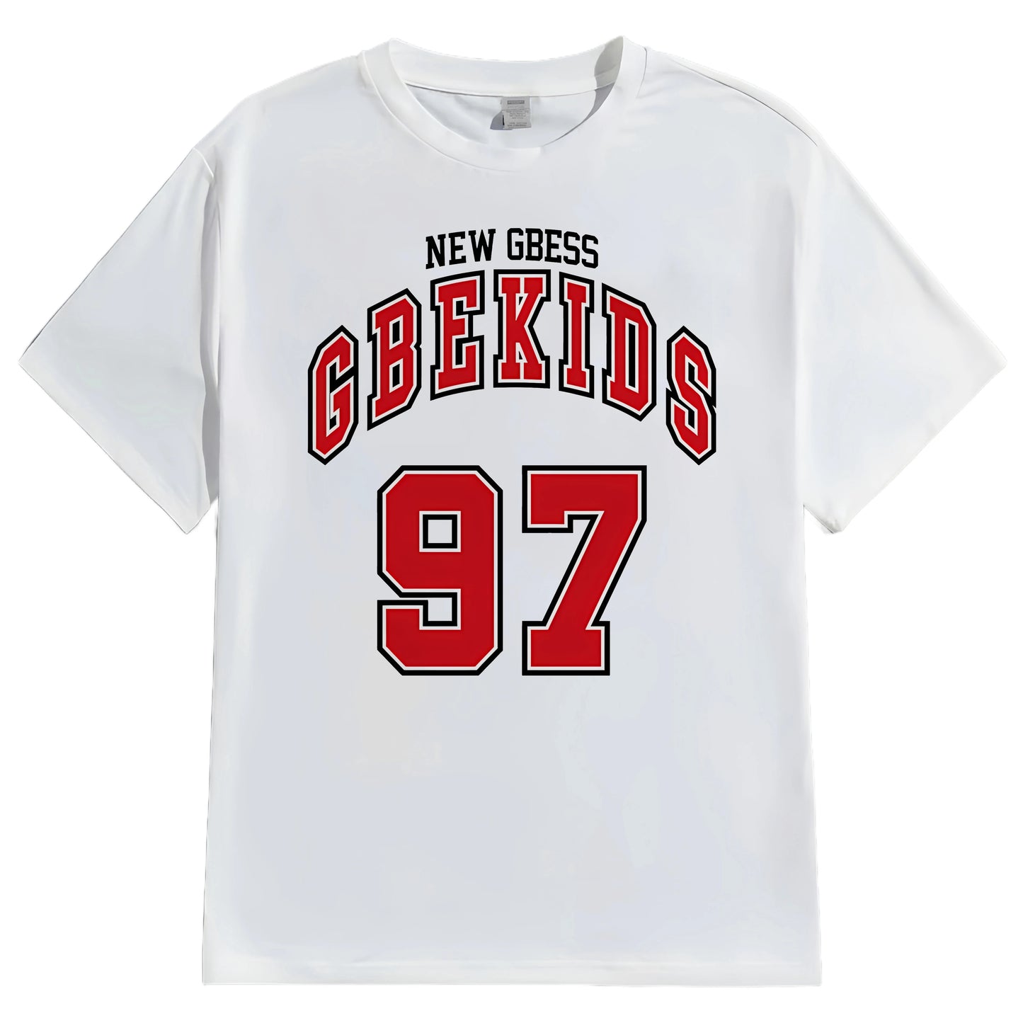 Casual Round Neck Short Sleeve T-Shirt Regular Fit Print Comfortable Men's Top Fashion Streetwear