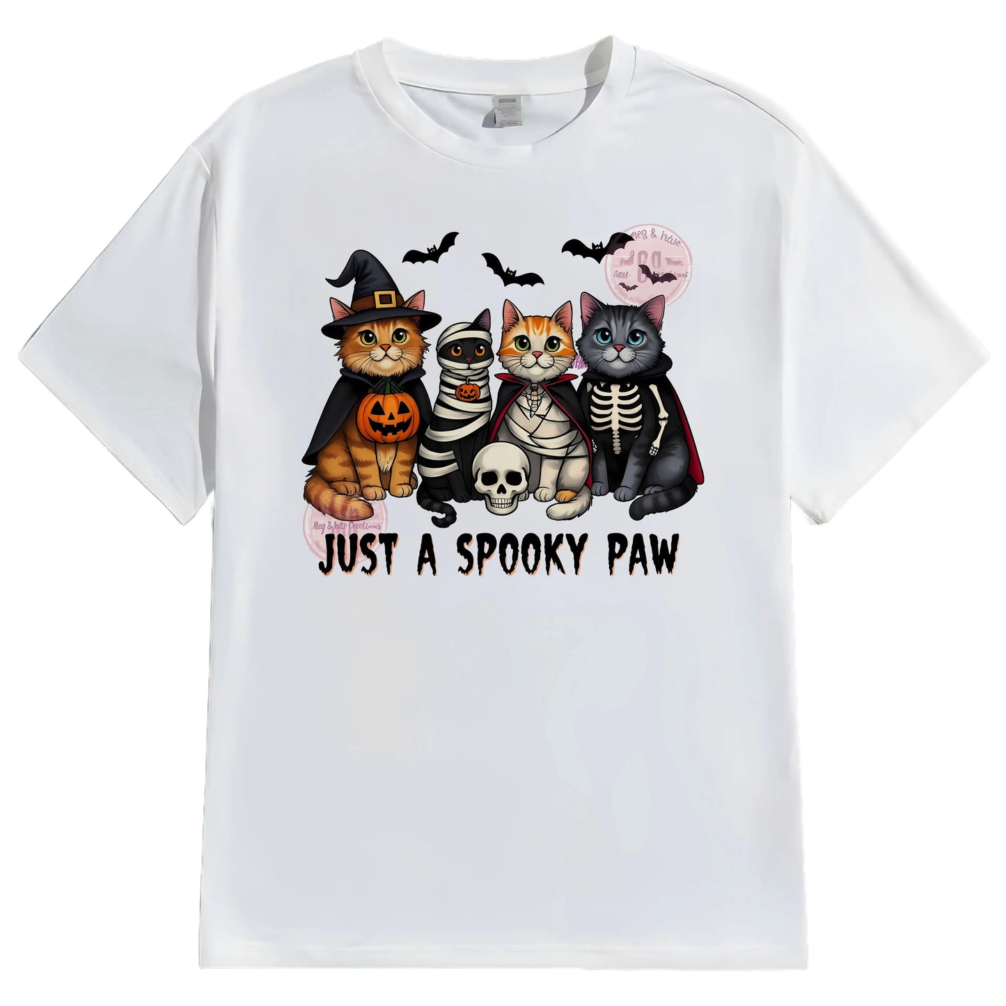 Halloween Casual Round Neck Short Sleeve T-Shirt Regular Fit Print Comfortable Breathable Men's Top Wear for Daily Use