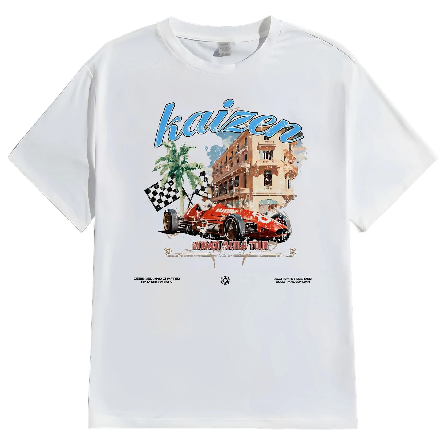 Casual Round Neck Short Sleeve T-Shirt Regular Fit Print Comfortable Breathable Men's Top Wear for Daily Use