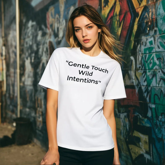 Classic Print Short Sleeve Casual T-Shirt Regular Length Women's Fashion Top Comfortable Fit Tee Streetwear Style