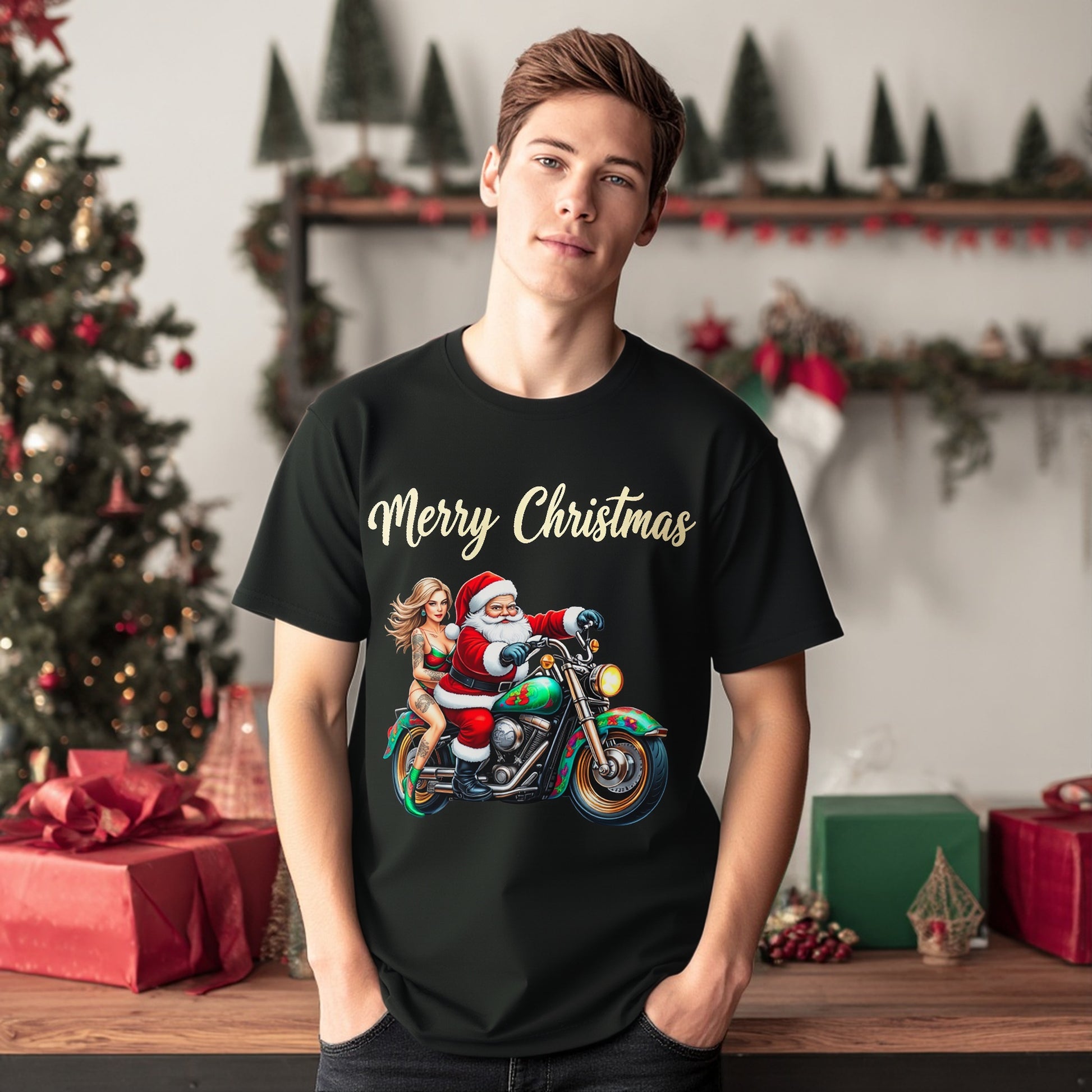 Loose Fit Short Sleeve Round Neck Casual T-Shirt Print Comfortable Breathable Men's Top Fashion Streetwear