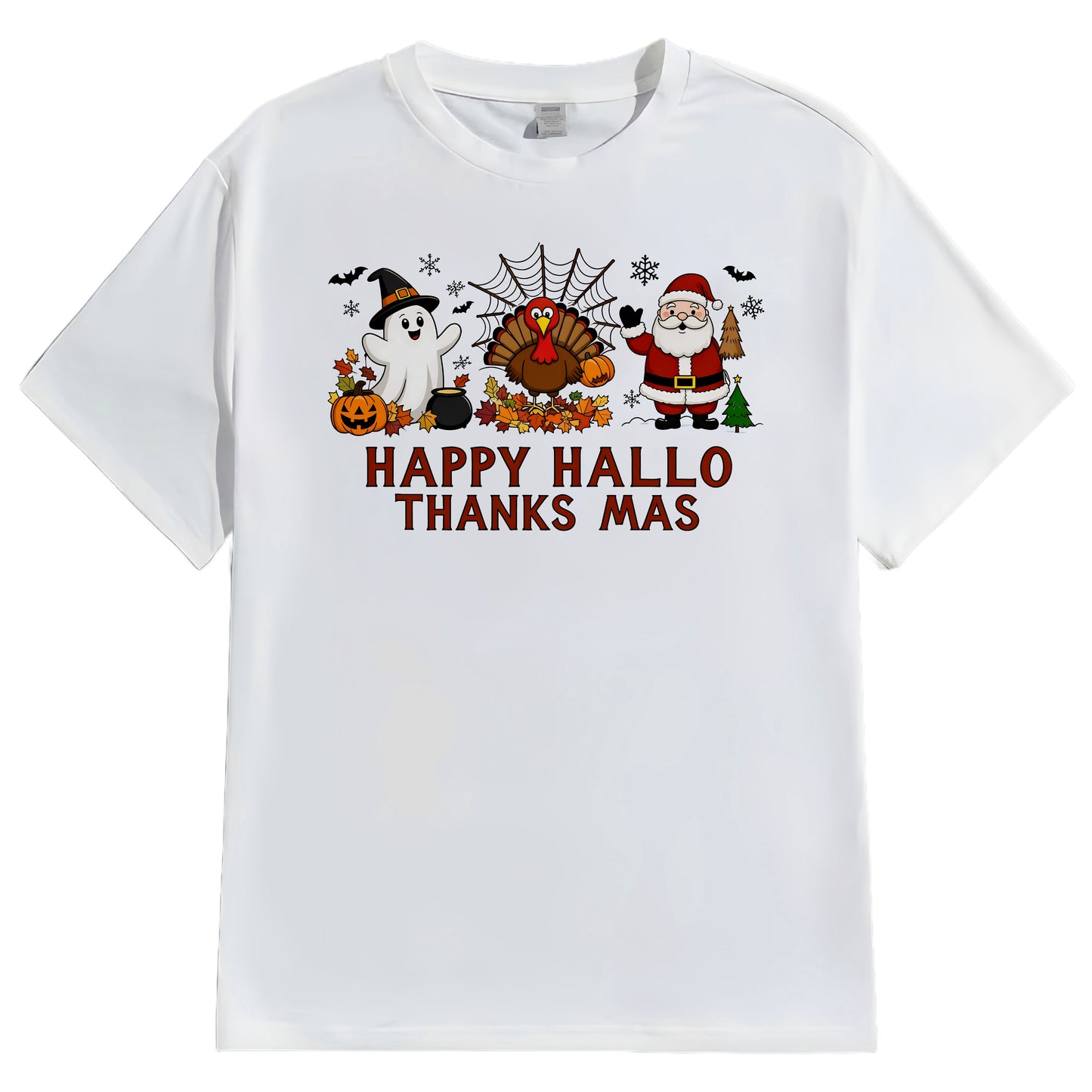 Casual Round Neck Short Sleeve T-Shirt Regular Fit Board Type Men's Fashion Top Wear Comfortable Breathable Basic Style