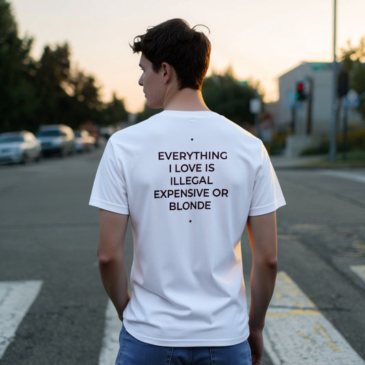 Casual Round Neck Short Sleeve T-Shirt Regular Fit Print Men's Fashion Top Comfortable Breathable Streetwear