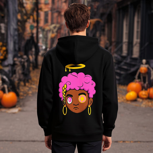 Long Sleeve Casual Knitwear Hoodies Men's Fashion Top Wear Comfortable Breathable Street Style Clothing