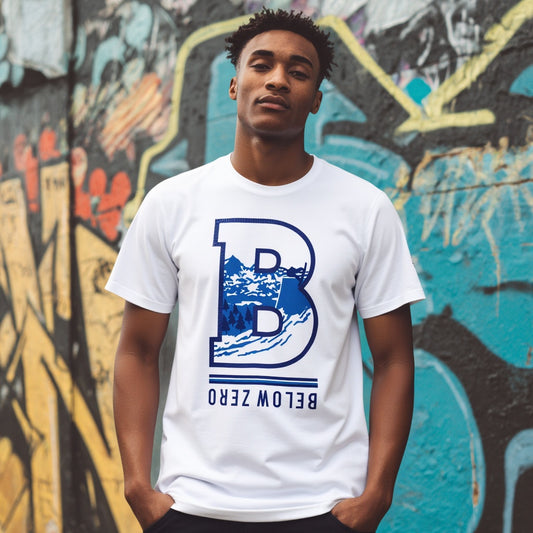 Casual Round Neck Short Sleeve T-Shirt Regular Fit Print Men's Fashion Top Comfortable Breathable Streetwear