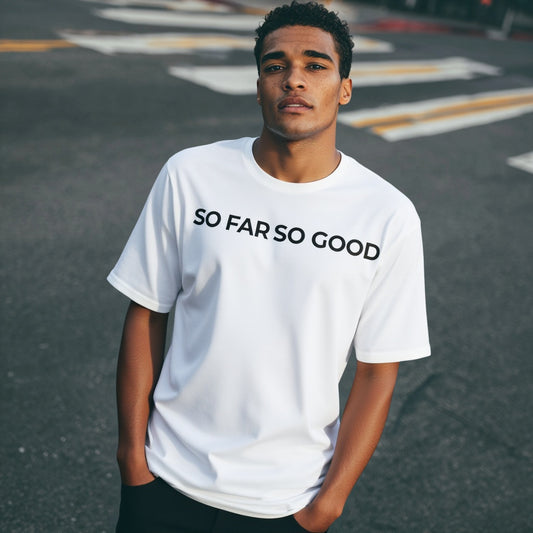 Casual Round Neck Short Sleeve T-Shirt Regular Fit Print Men's Fashion Top Comfortable Breathable Streetwear