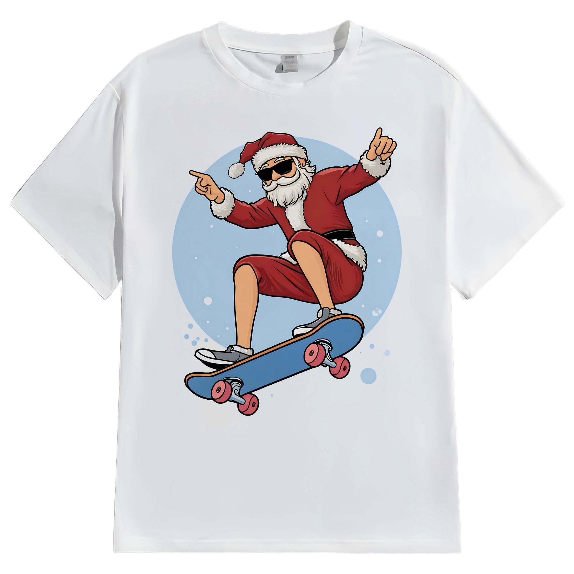 Casual Round Neck Short Sleeve T-Shirt Regular Fit Board Type Men's Fashion Top Wear Comfortable Breathable Basic Style