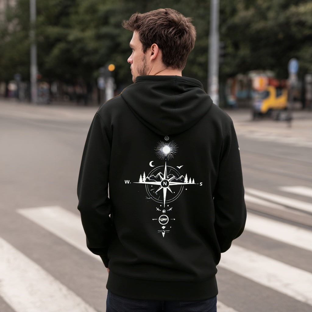 Long Sleeve Casual Knitwear Hoodies Men's Fashion Top Wear Comfortable Breathable Street Style Clothing