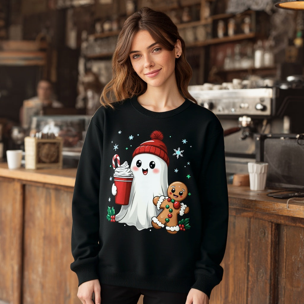 Casual Fit Hoodie Straight Sleeve Style Women's Sweatshirt Comfortable Loose Long Sleeve Crew Neck Pullover Top