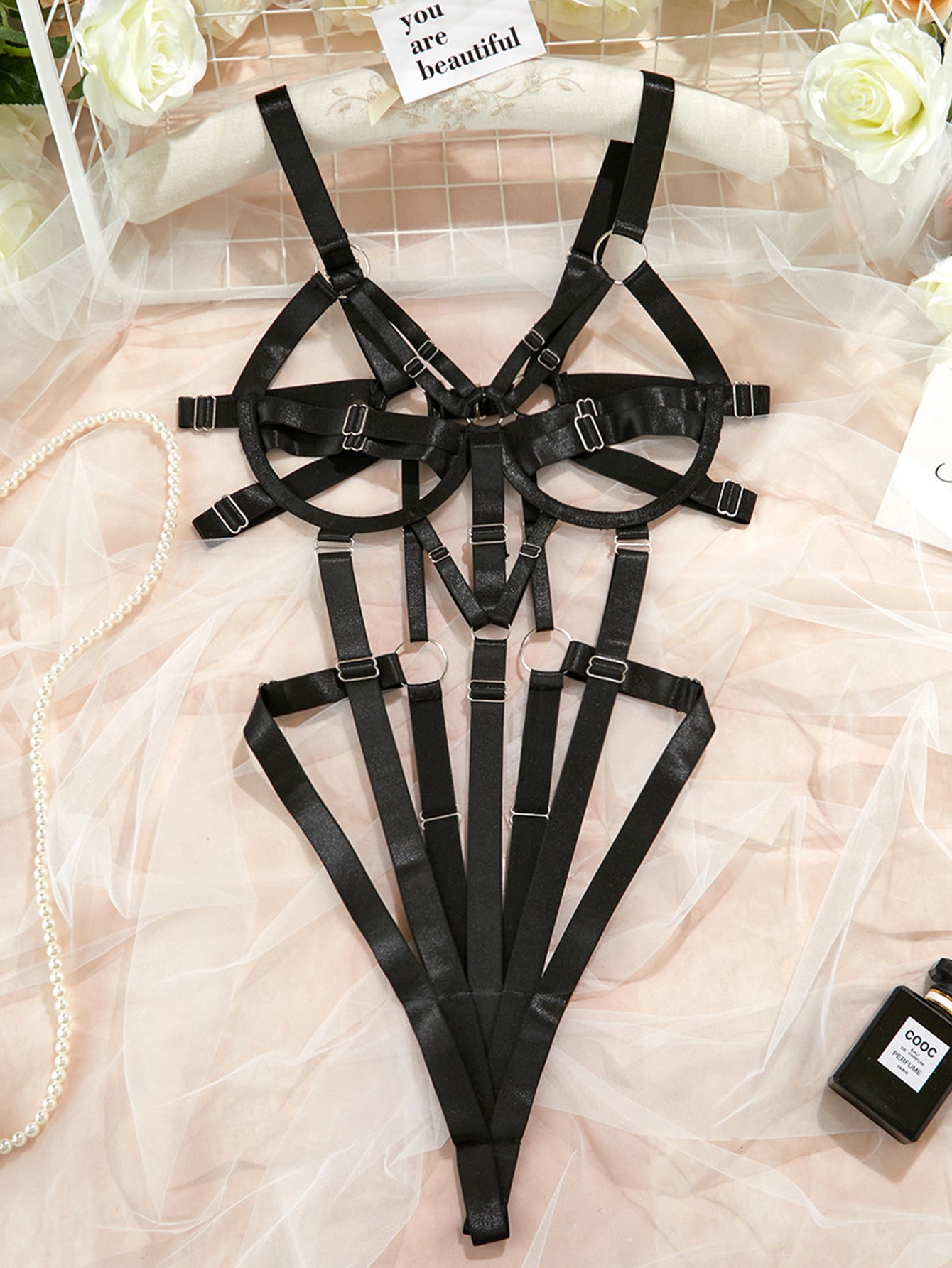 Casual Style Sexy Bodysuit Lingerie For Women Comfortable Stretch Polyester Fabric Full Cover Up Design