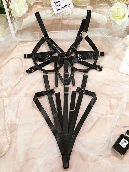 Casual Style Sexy Bodysuit Lingerie For Women Comfortable Stretch Polyester Fabric Full Cover Up Design