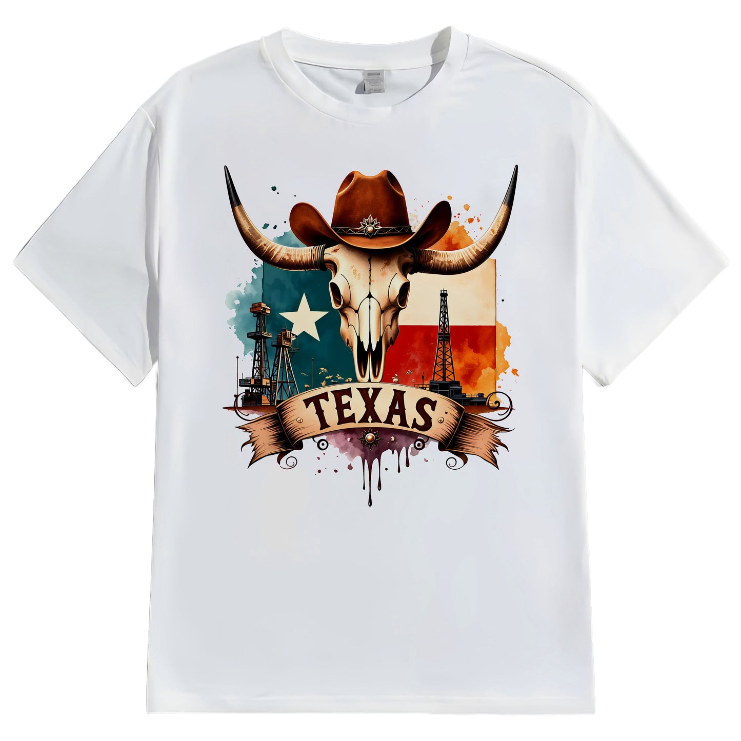 Casual Round Neck Short Sleeve T-Shirt Regular Fit Board Type Men's Fashion Top Wear Comfortable Breathable Basic Style