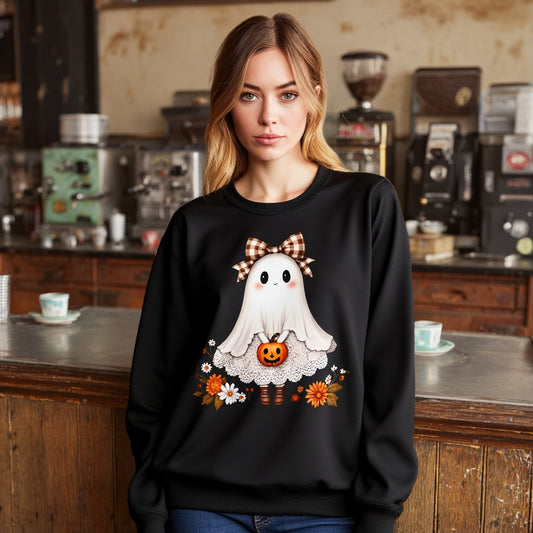 Casual Fit Hoodie Straight Sleeve Style Women's Sweatshirt Comfortable Loose Long Sleeve Crew Neck Pullover Top