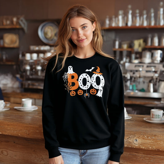 Casual Fit Hoodie Straight Sleeve Style Women's Sweatshirt Comfortable Loose Long Sleeve Crew Neck Pullover Top