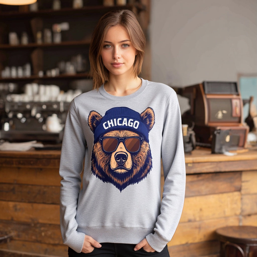 Casual Fit Hoodie Straight Sleeve Style Women's Sweatshirt Comfortable Loose Long Sleeve Crew Neck Pullover Top