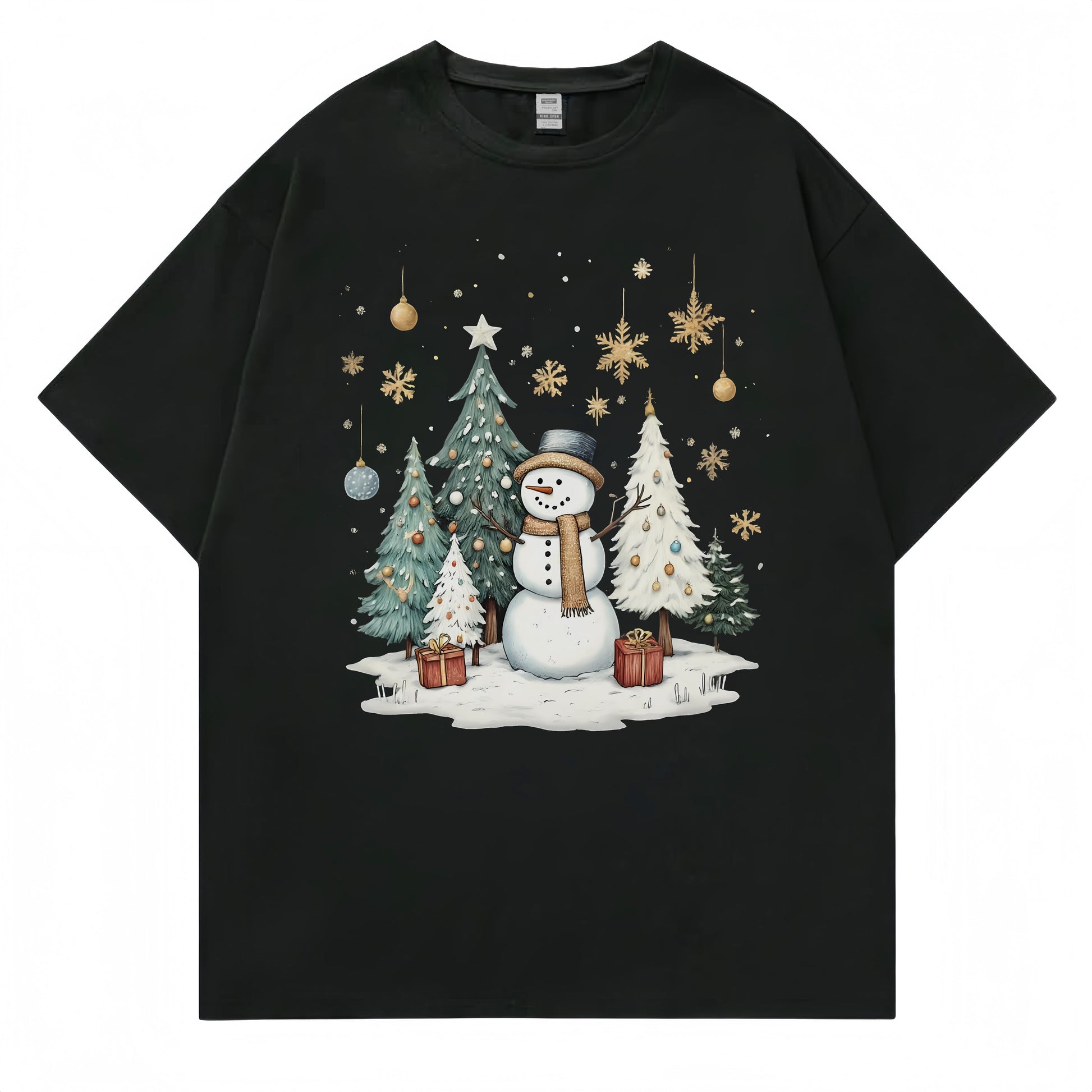 Casual Regular-Length Short-Sleeve T-Shirt Chic Style Women's Top Comfortable Fit Fashionable Basic Color Options